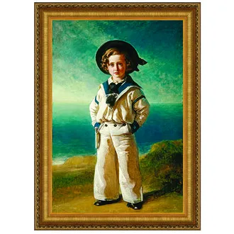 Albert Edward, Prince of Wales Framed Canvas Replica Painting: Small