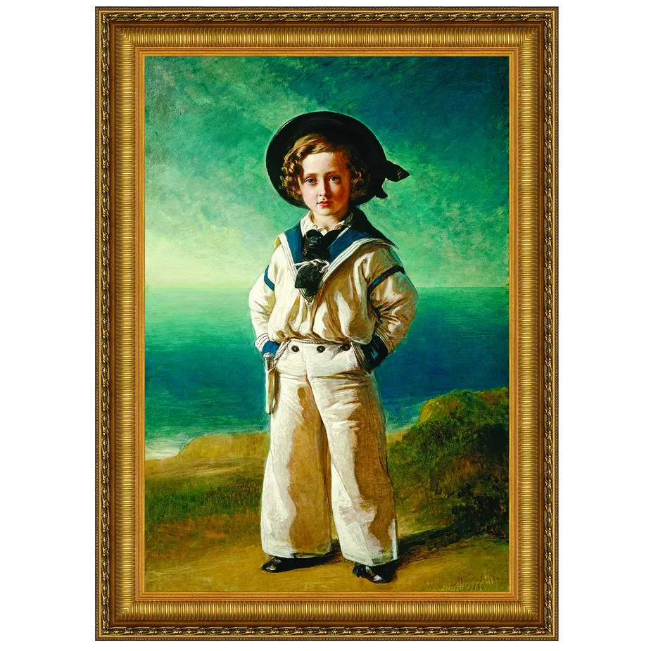 Albert Edward, Prince of Wales Framed Canvas Replica Painting: Large