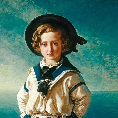 Albert Edward, Prince of Wales Framed Canvas Replica Painting: Grande