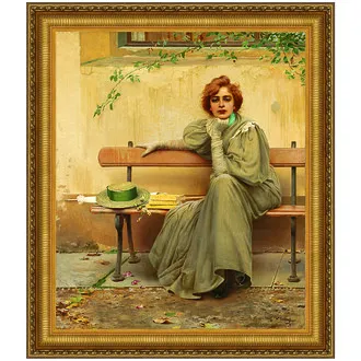 Sogni (Dreams) Framed Canvas Replica Painting: Small