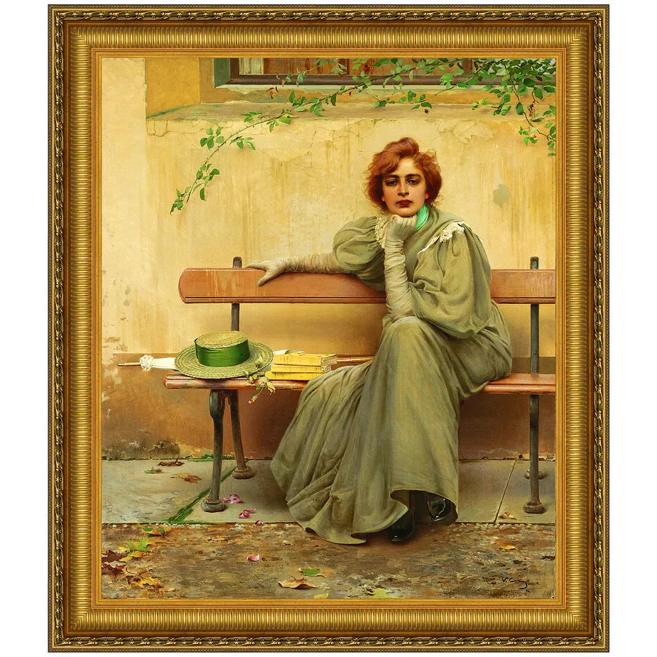 Sogni (Dreams) Framed Canvas Replica Painting: Small