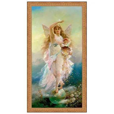 Fortuna Framed Canvas Replica Painting: Small