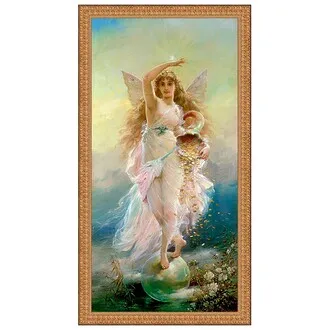 Fortuna Framed Canvas Replica Painting: Medium