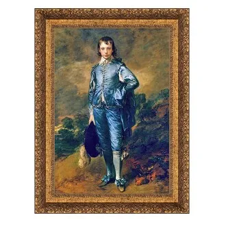 The Blue Boy Framed Canvas Replica Painting: Medium