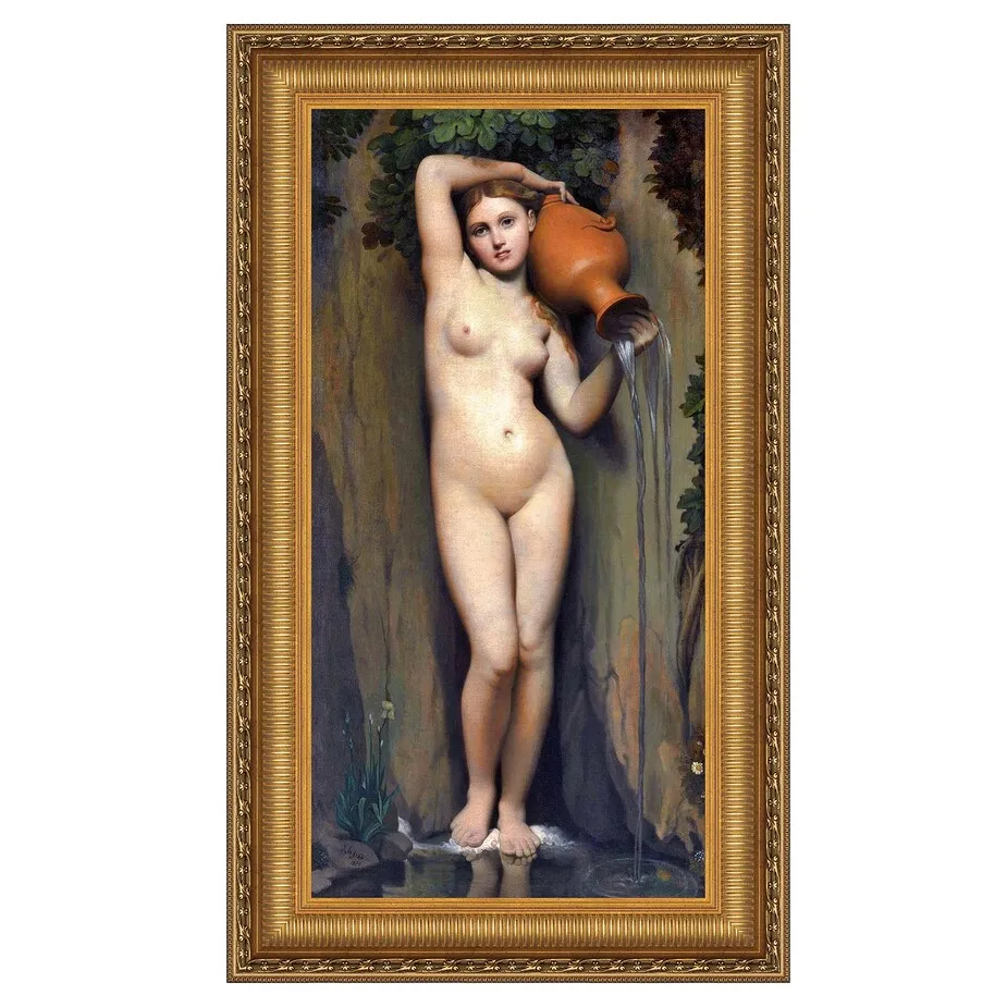 The Source Framed Canvas Replica Painting: Small