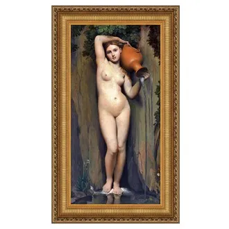 The Source Framed Canvas Replica Painting: Grande