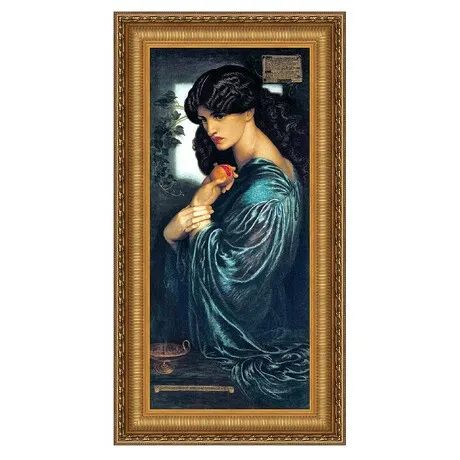 Proserpine Framed Canvas Replica Painting: Medium