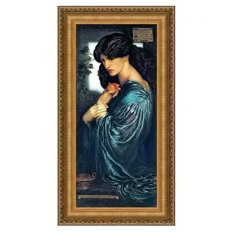 Proserpine Framed Canvas Replica Painting: Grande