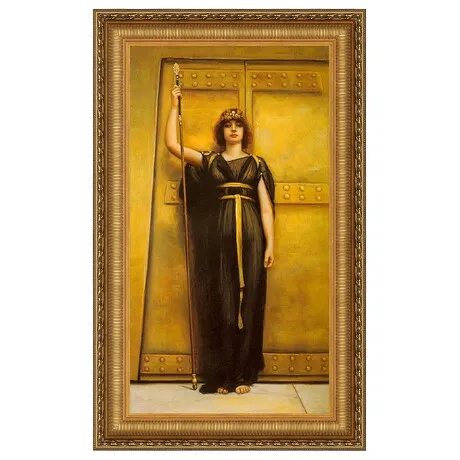 The Priestess Framed Canvas Replica Painting: Grande
