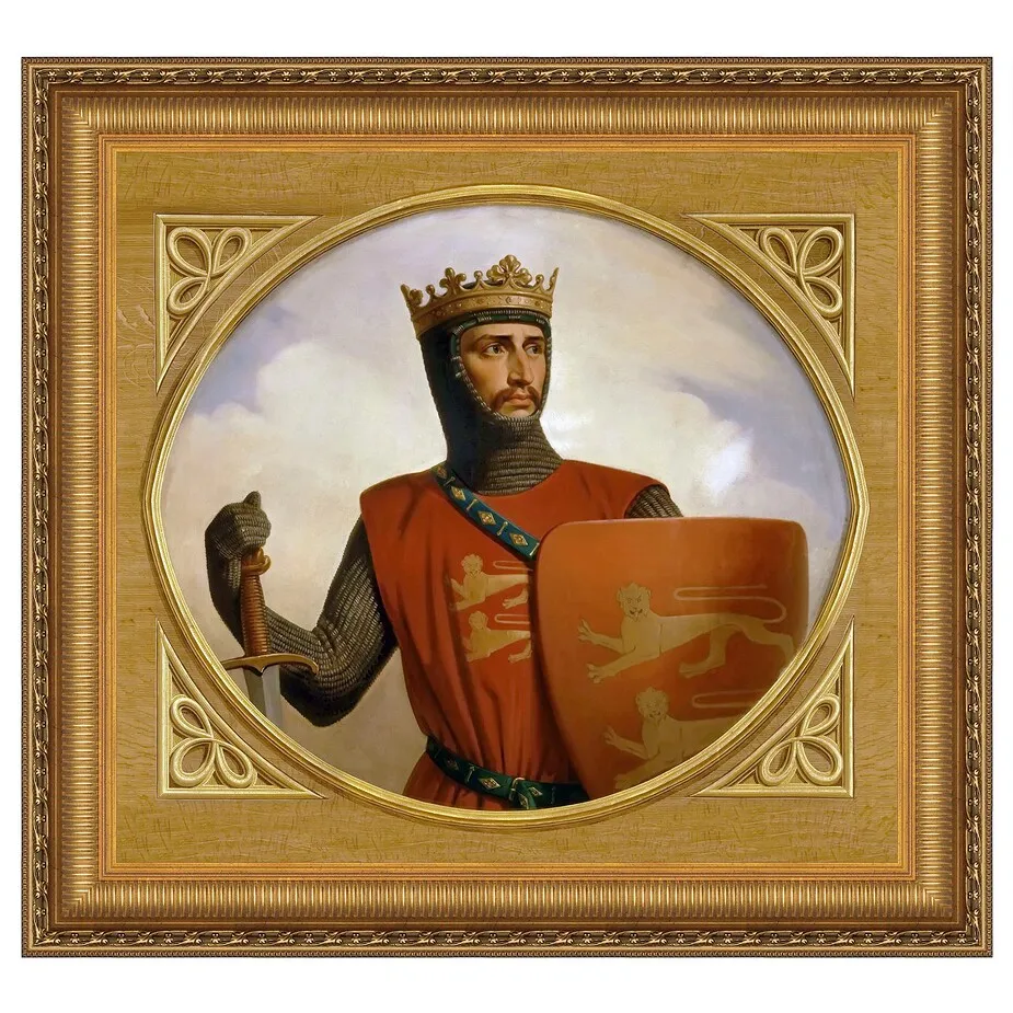 Robert Curthose Framed Canvas Replica Painting: Small