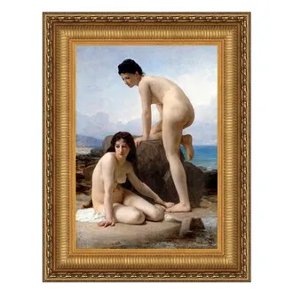 The Bathers Framed Canvas Replica Painting: Grande