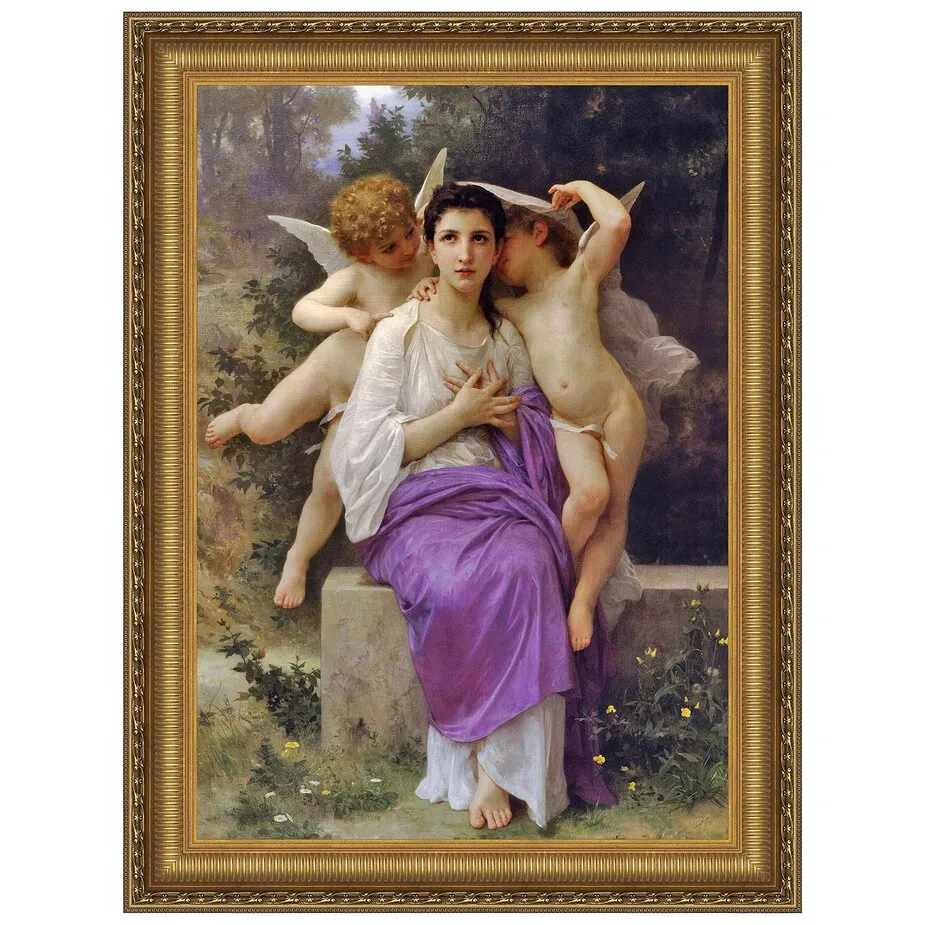 The Heart's Awakening Framed Canvas Replica Painting: Medium