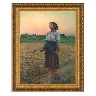 The Song of the Lark Framed Canvas Replica Painting: Small