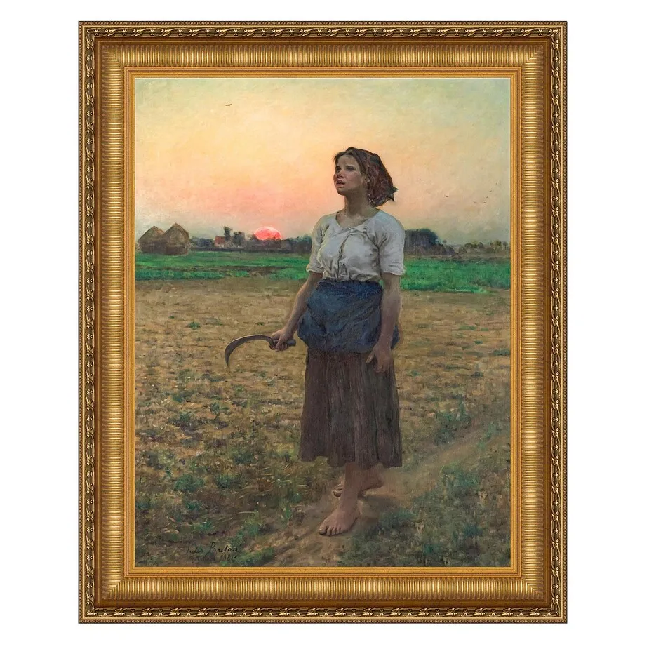 The Song of the Lark Framed Canvas Replica Painting: Medium