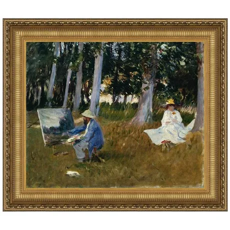 Claude Monet Painting Framed Canvas Replica Painting: Medium