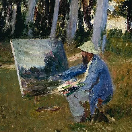 Claude Monet Painting Framed Canvas Replica Painting: Large