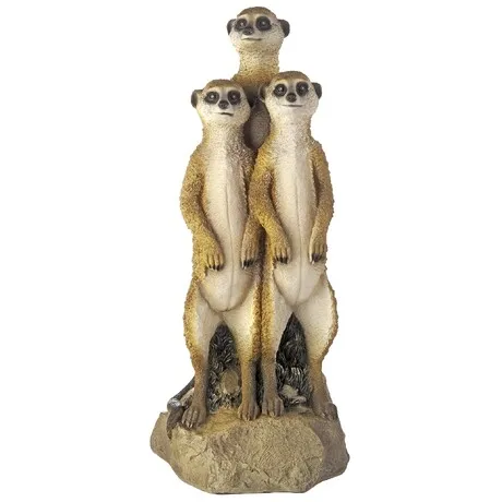 The Meerkat Gang Garden Statue