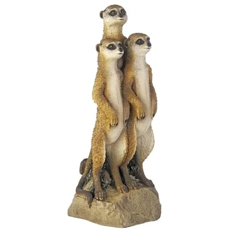 The Meerkat Gang Garden Statue