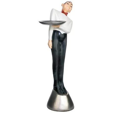 Francois the Parisian Art Deco Butler Sculptural Pedestal Table