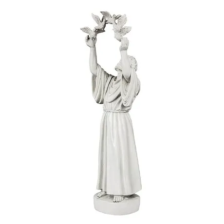 Saint Francis' Doves of Peace Garden Statue