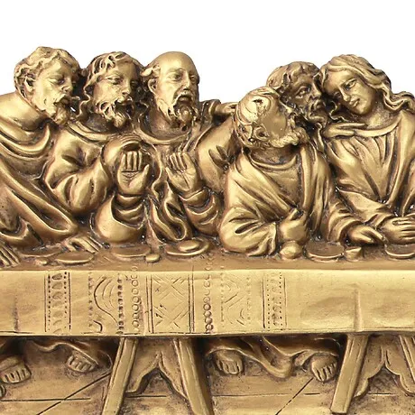 The Last Supper Detailed Version, Leonardo Da Vinci Wall Sculpture