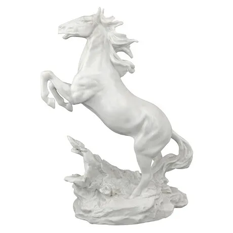Untamed Beauty Bonded Marble Horse Statue