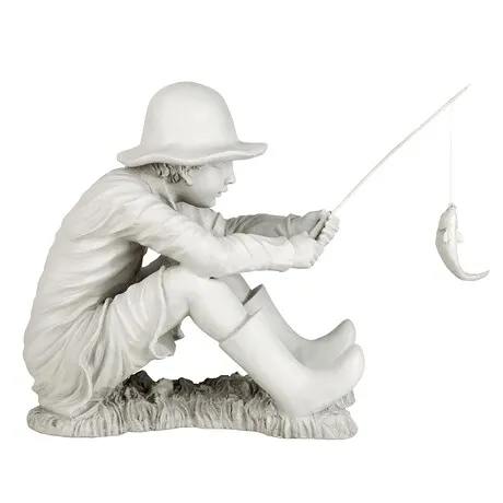 Gone Fishing Fisherman Statue