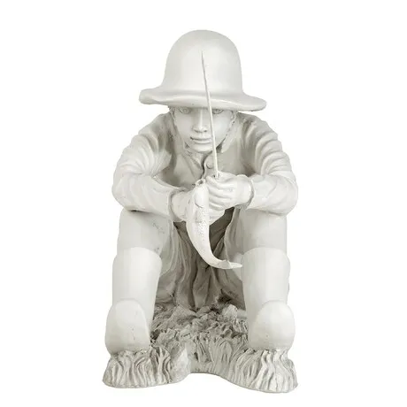 Gone Fishing Fisherman Statue