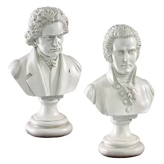 Great Composer Collection: Mozart and Beethoven Sculptures