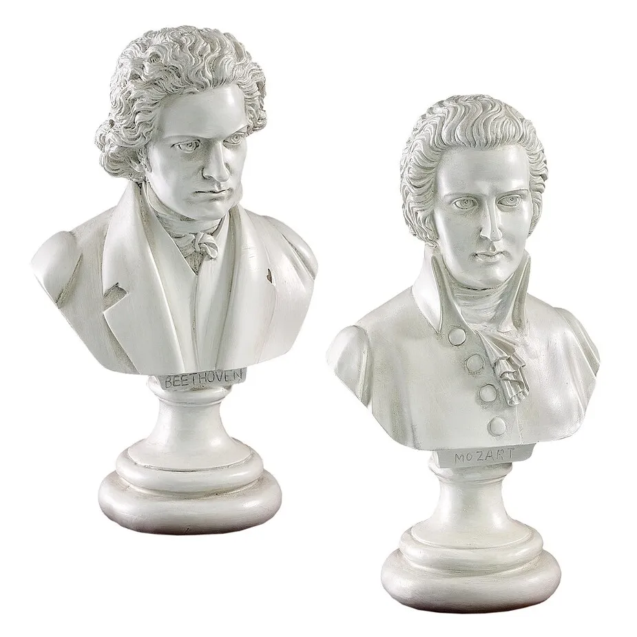 Great Composer Collection: Mozart and Beethoven Sculptures