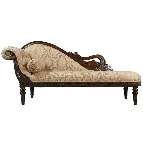 Swan Fainting Couch: Left
