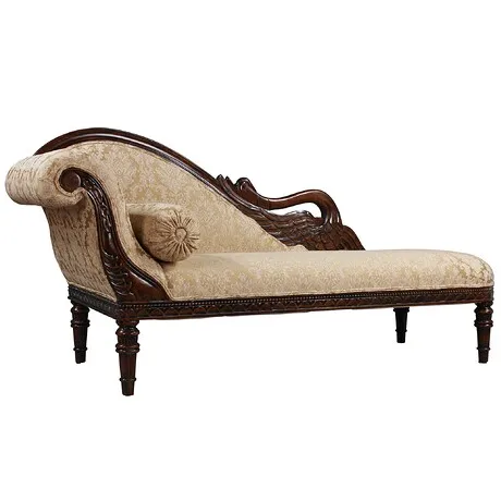 Swan Fainting Couch: Left