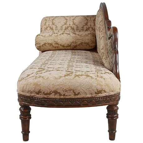 Swan Fainting Couch: Left