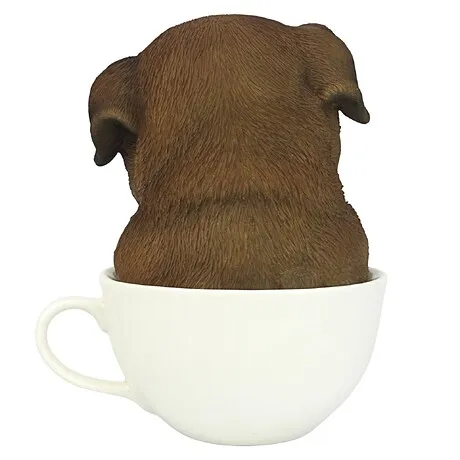 Puppuccino Puppy Collectible Dog Statue: Pug