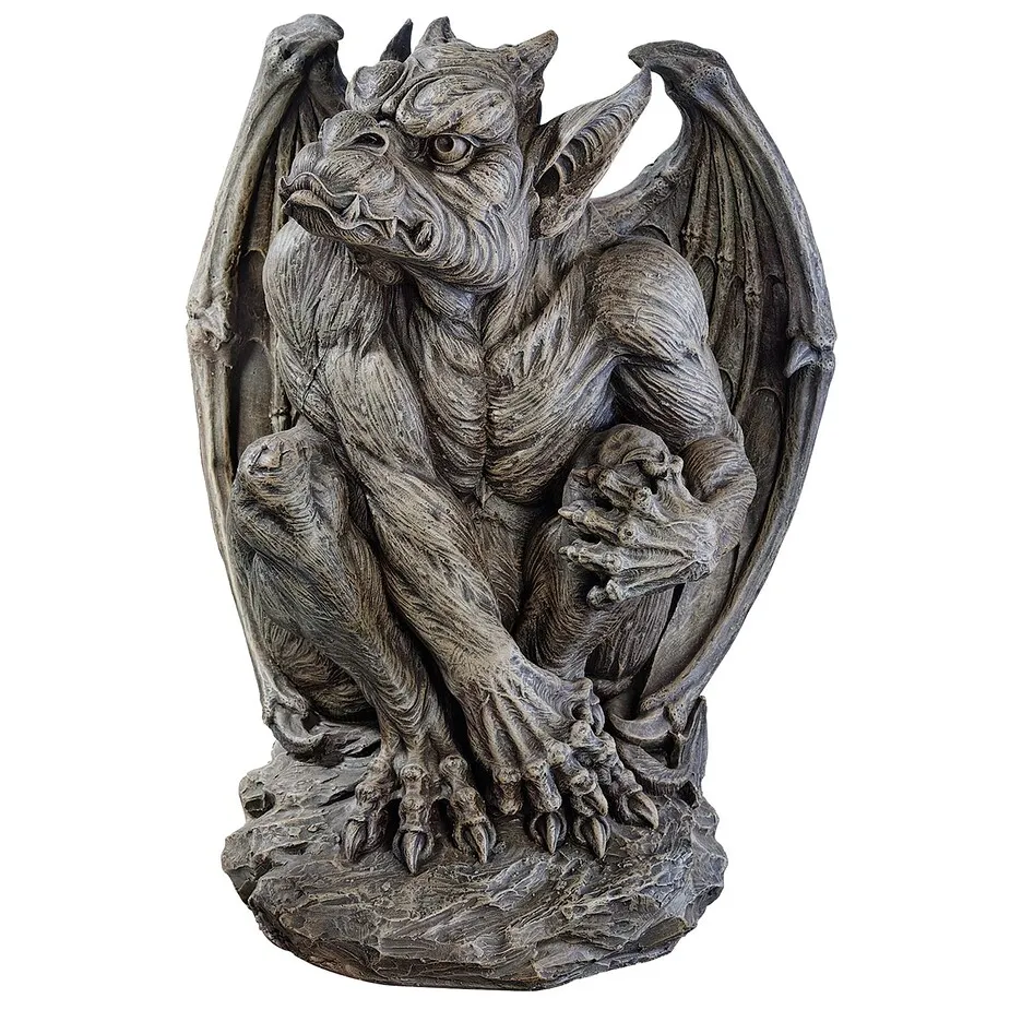 Silas the Gothic Gargoyle Sentry Statue: Large