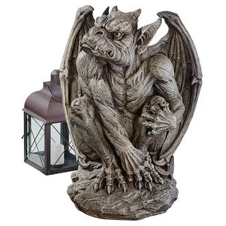Silas the Gothic Gargoyle Sentry Statue: Large