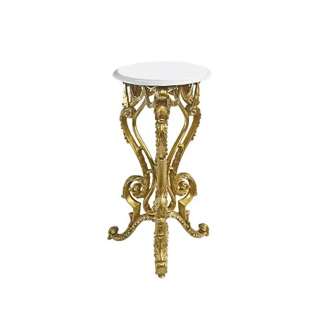 Palace of Versailles Petite Accent Pedestal Table