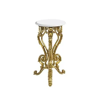 Palace of Versailles Petite Accent Pedestal Table