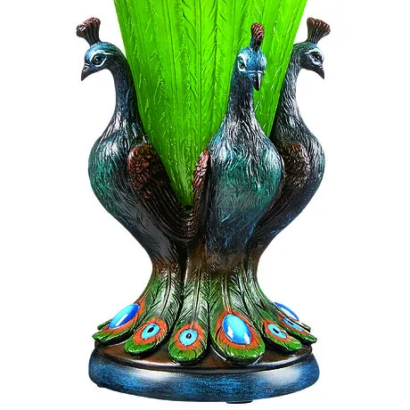 Grand Plumage Peacock Sculptural Vase