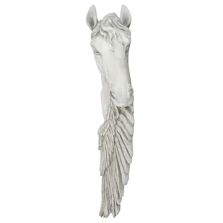 Wings of Fury Pegasus Horse Wall Sculpture