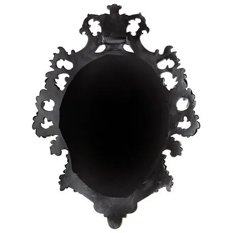 Madame Antoinette Ebony Black Salon Mirror