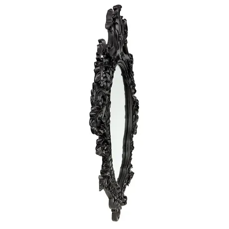 Madame Antoinette Ebony Black Salon Mirror