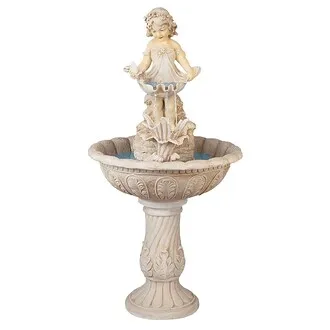 Abigail's Bountiful Apron Sculptural Fountain with Splash