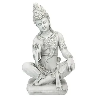 Sitting Thai Teppanom Beautiful Being Statue