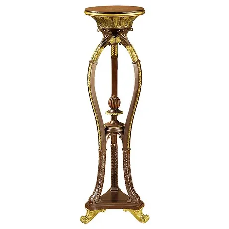 Floral Bouquet Pedestal Table