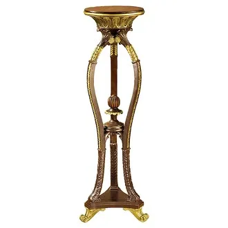 Floral Bouquet Pedestal Table