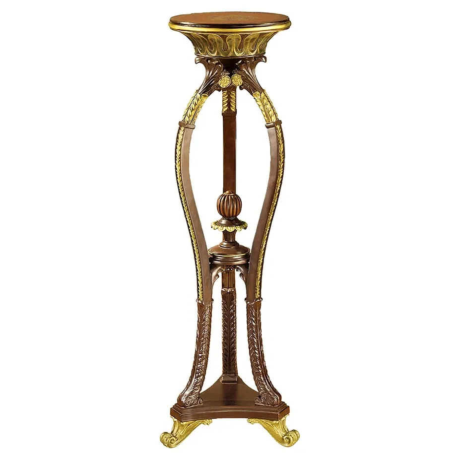 Floral Bouquet Pedestal Table