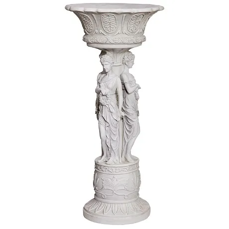 Chatsworth Manor Sculptural Neoclassical Pedestal Urn