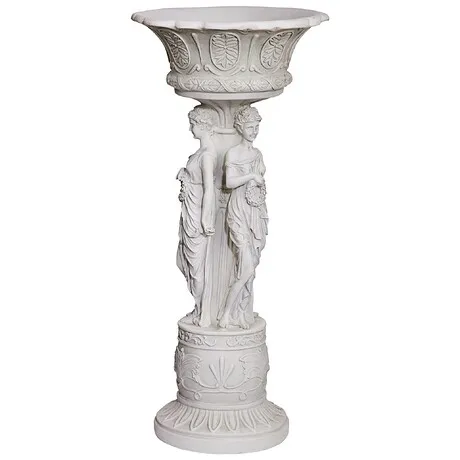 Chatsworth Manor Sculptural Neoclassical Pedestal Urn