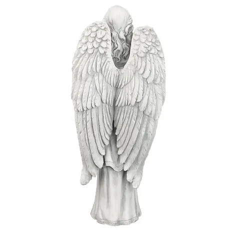 Divine Guidance: Praying Angel Garden Statue: Medium